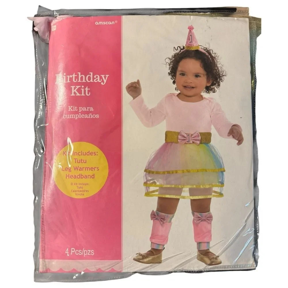 Amscan Pink and Gold Birthday Party Kit
